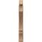 Ekena Millwork 6-in W x 38-in D x 46-in H Balboa Block Rough Cedar Woodgrain TimberThane Outlooker, Primed Tan OUTUR060X38X46BOA44RCPR - alternate 4